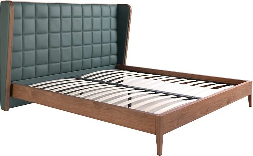 Pat dublu design LUX Dark green 180x200cm