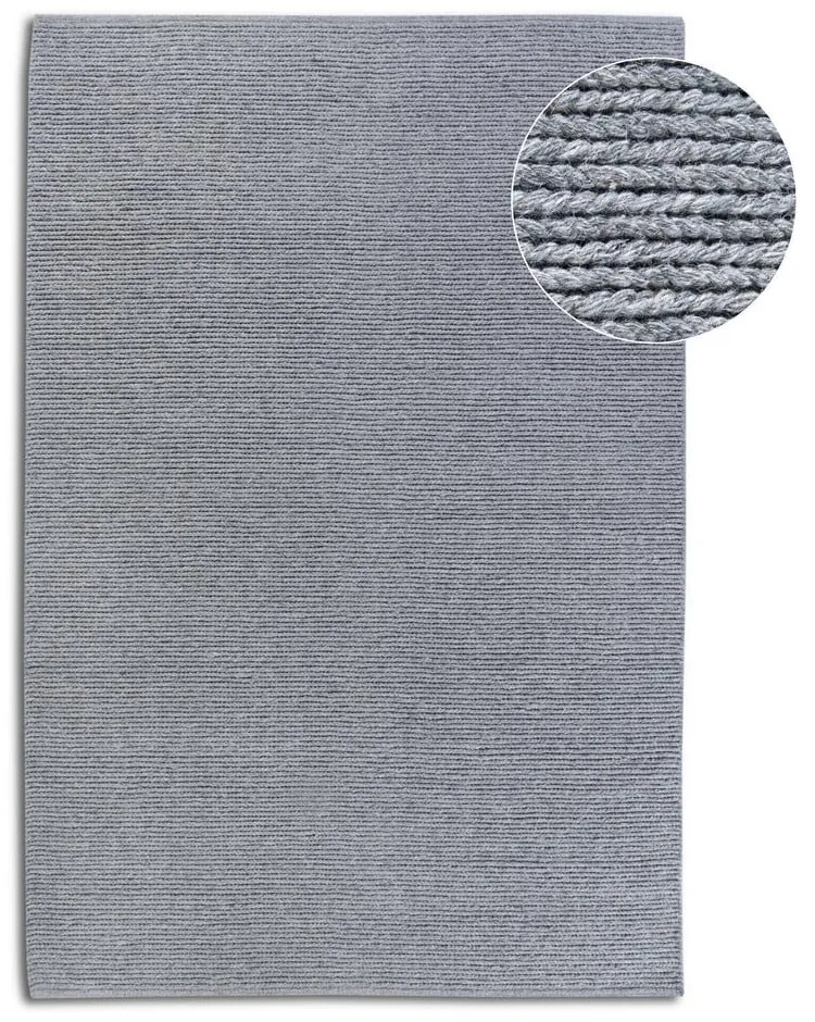 Covor gri țesut manual din lână 80x150 cm Francois – Villeroy&amp;Boch