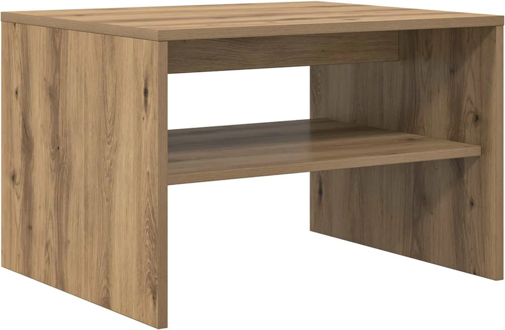 vidaXL Masă de cafea Stejar Artizanal 60 x 50 x 40 cm Lemn compozit