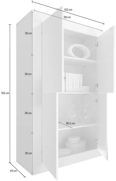 Comodă NERILA albă