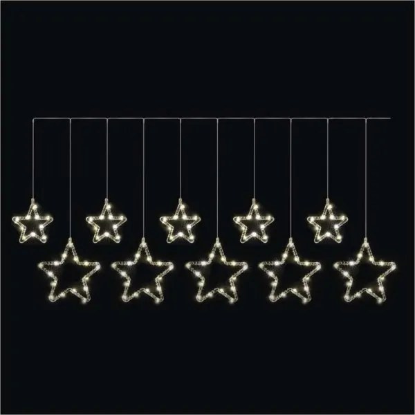 Ghirlandă LED pentru exterior 125xLED/1,9m IP44 alb cald
