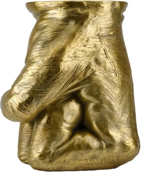 Masuta figura a unui pumn FIST 50cm auriu