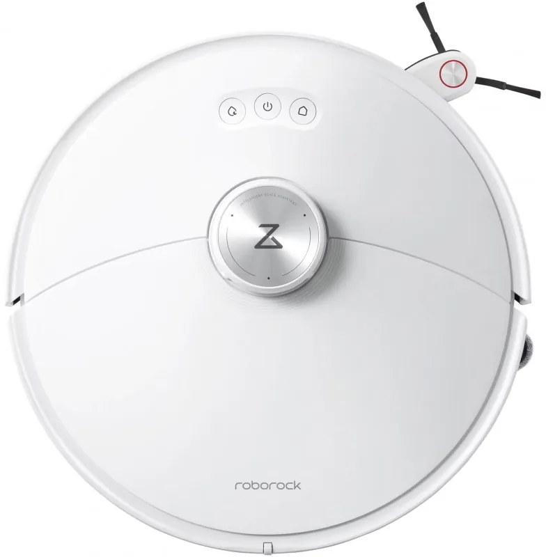 Aspirator robotic ROBOROCK S8 MaxV Ultra S8MVU02-00, 69 W, 10000 Pa, Lidar, Wi-Fi, Comenzi vocale, 5200 mAh, 3D mapping, Autonomie până la 180 min, Alb