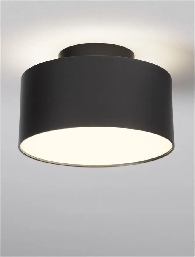 Spot aplicat, Plafoniera LED Ozen negru, 14cm
