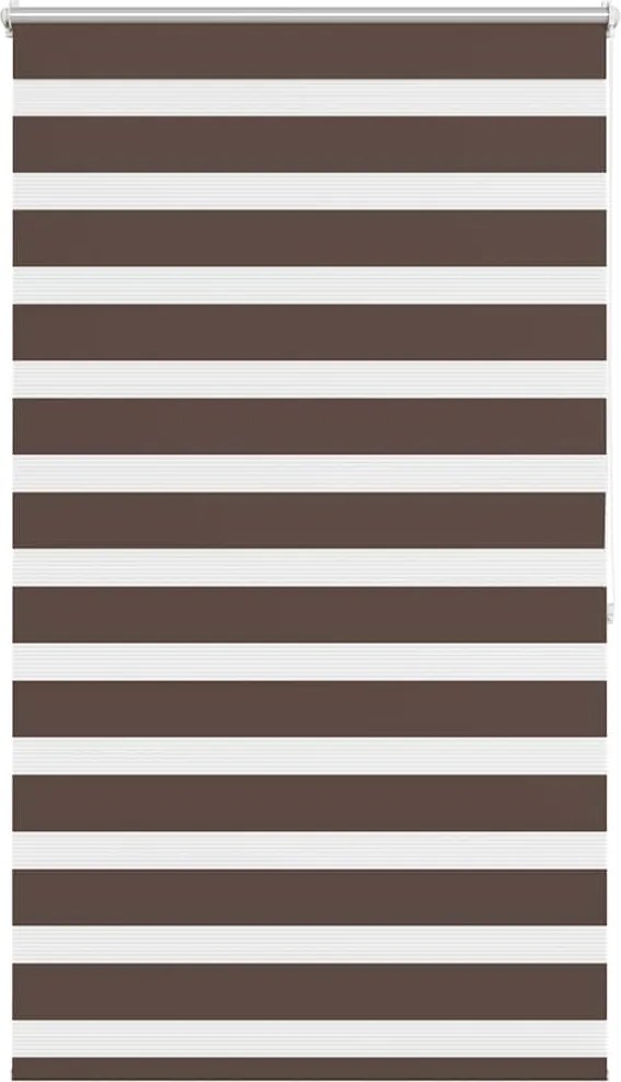 vidaXL Jaluzea Zebră 100,9x175 cm Lățime material 96,7 cm cafea