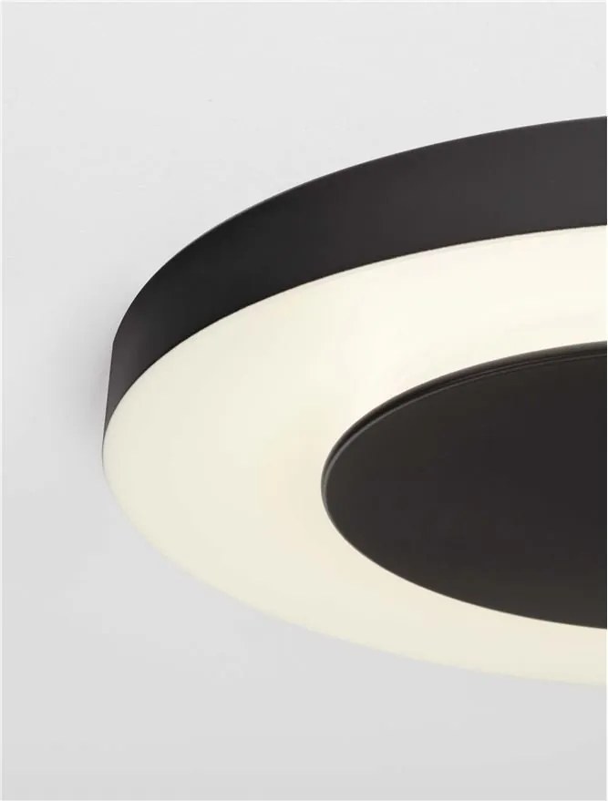 Plafoniera LED design slim PADA negru D-60cm