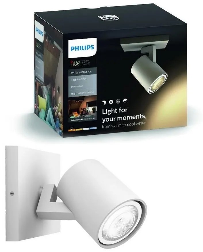 Spot LED dimabil Hue RUNNER 1xGU10/5W/230V Philips 53090/31/P9