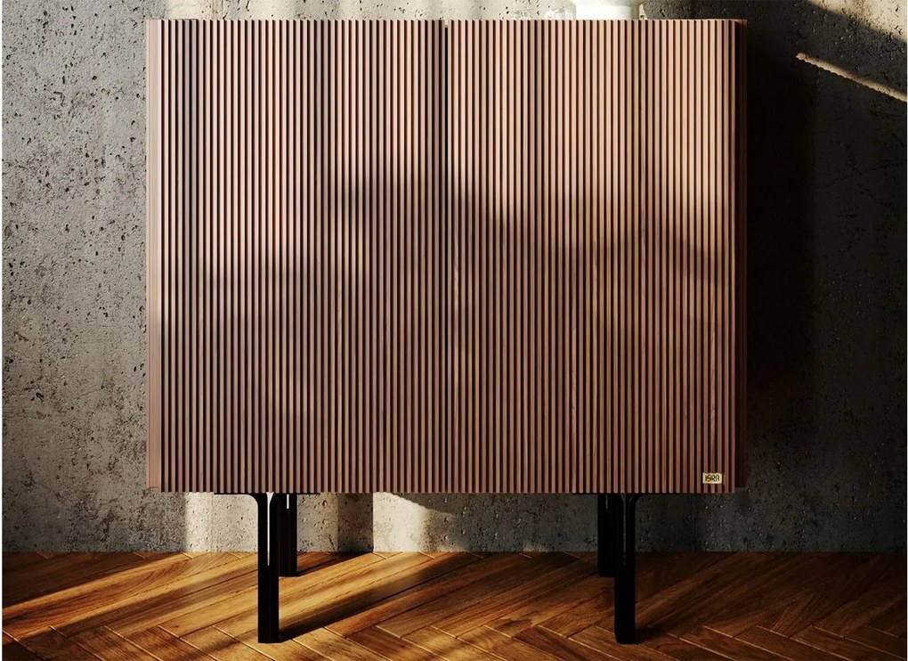 Bar lemn masiv Winston, 112 × 36 × 112 cm