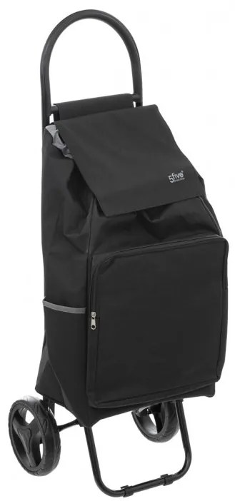 Carucior cumparaturi Tatra, negru, 34 x 30 x H 95 cm