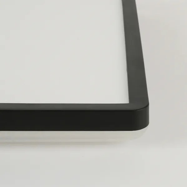 Brilagi - Plafonieră LED dimabilă ULTRA SLIM LED/18W/230V 30x30 cm neagră + telecomandă