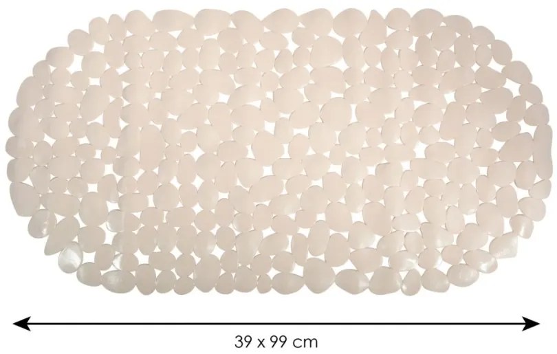Spirella Suport antiderapant pentru cadă GALETS,bej, 99 x 39 cm