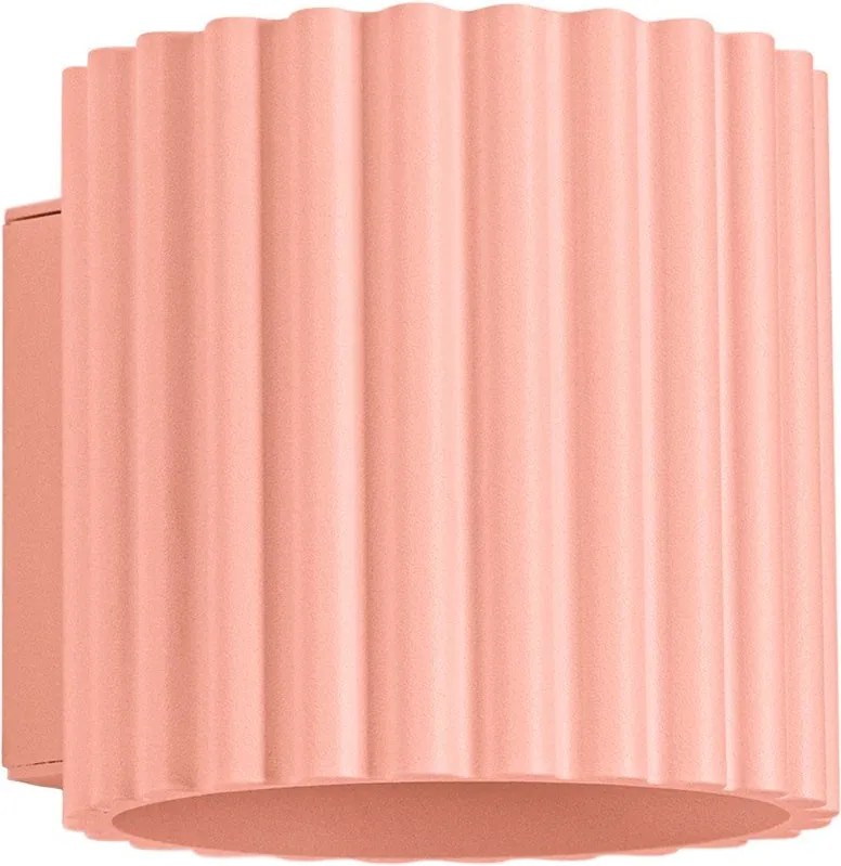 Aplică de perete piersică ø 10 cm Zora – Sollux