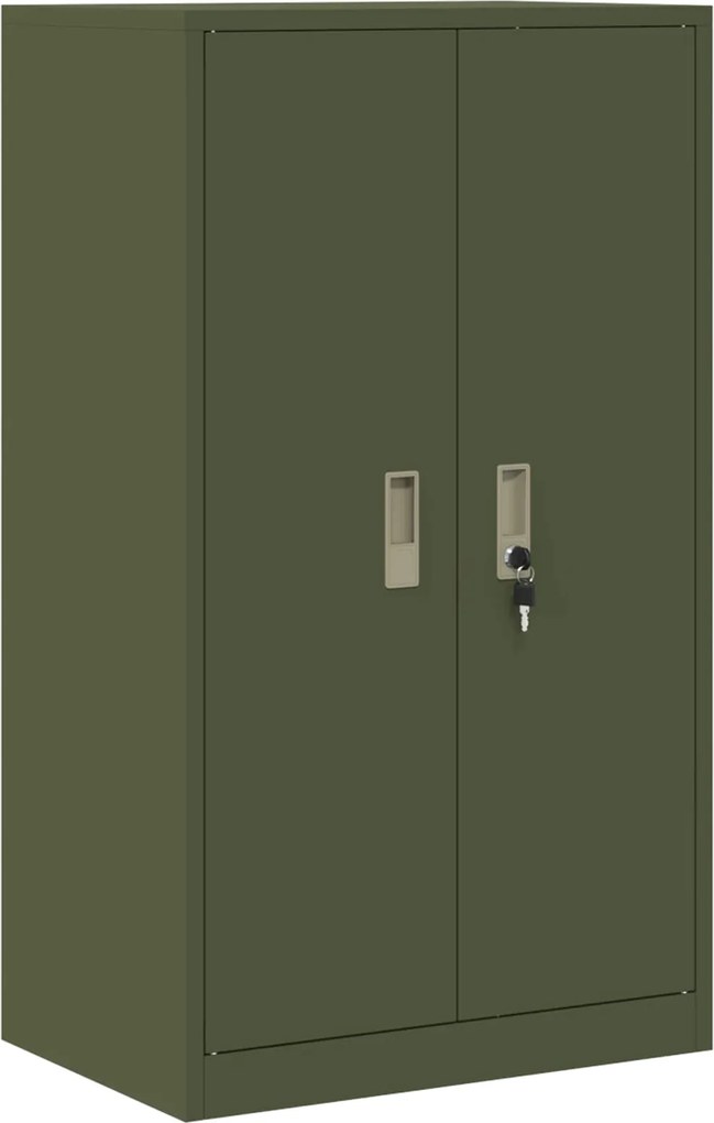 vidaXL Dulap de depozitare Verde măsliniu 60 x 40 x 105 cm Oțel