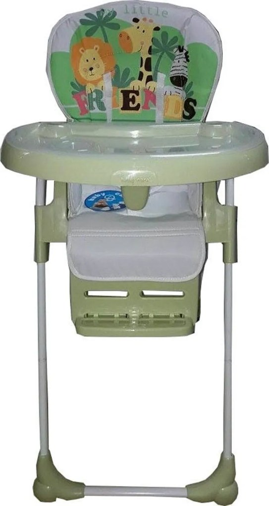 Scaun de masa pentru copii si bebe Baby Care™ reglabil in 3 trepte,pliabil, centura de siguranta, sezut comfortabil, masuta detasabila, functie