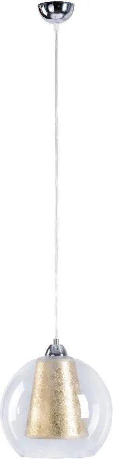 Lustră pe cablu KULANA 1xE27/60W/230V aurie