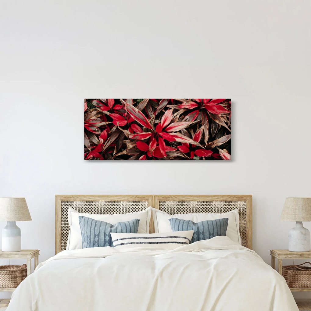 Tablou - Petale roșii (120x50 cm)
