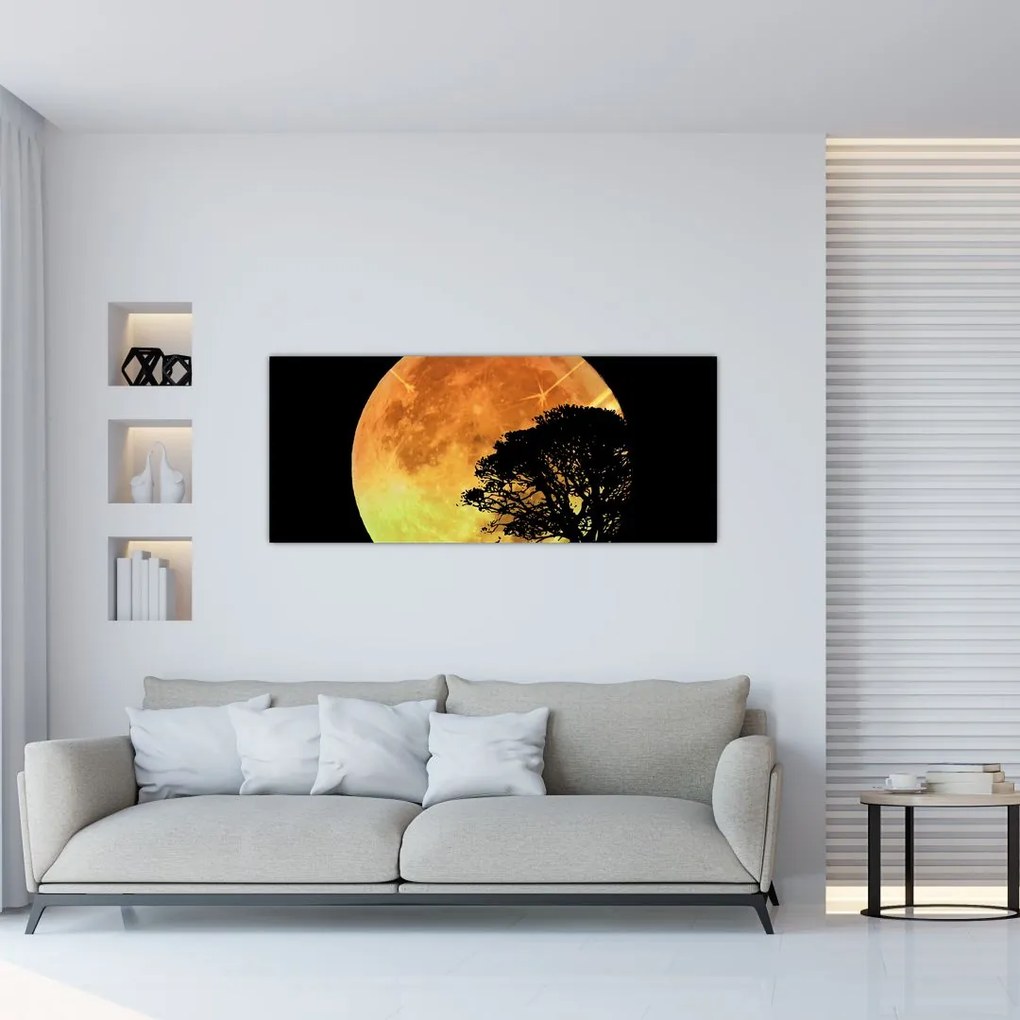 Tablou cu umbre în lumina lunii (120x50 cm)