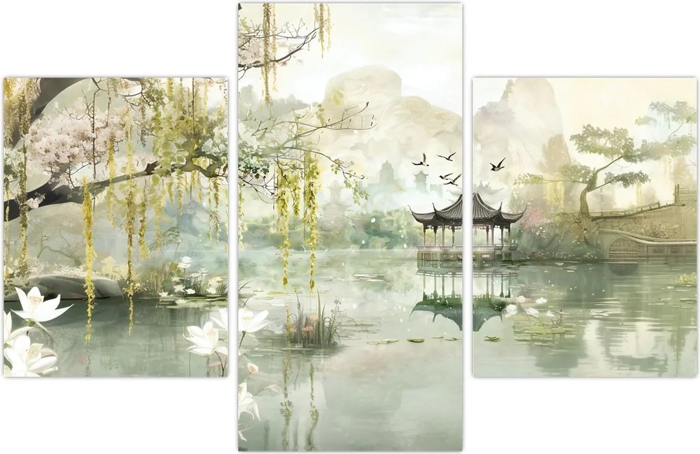 Tablou - Lac Chinezesc (90x60 cm)