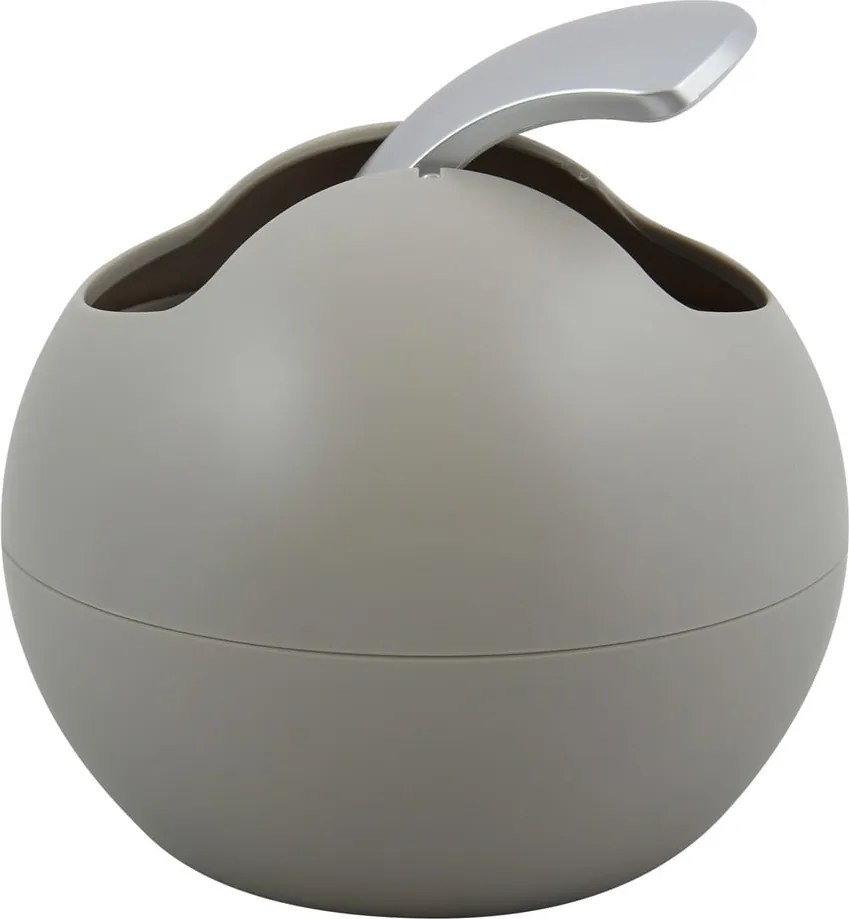 Coș de gunoi taupe din plastic 1 l Bowl Matt – Spirella