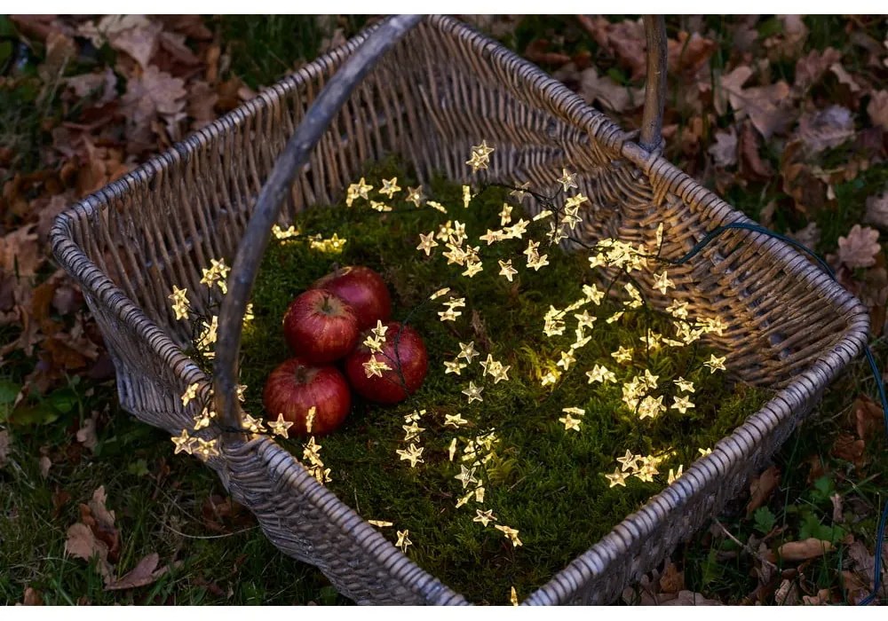 Șirag cu lumini LED Sirius Trille Green, lungime 200 cm