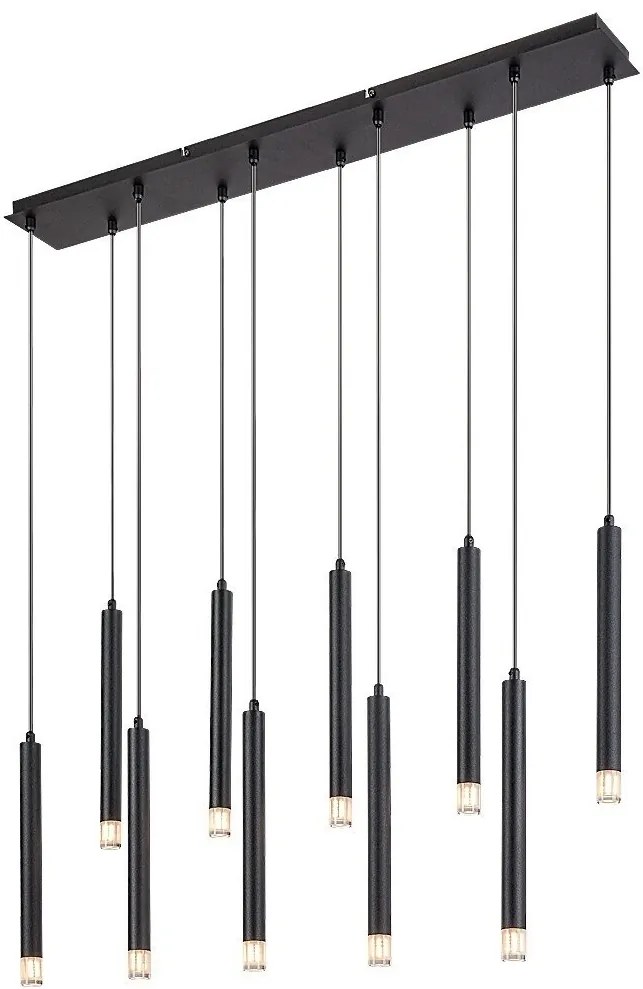 Lustra suspendata stil minimalist Ramira 10L negru