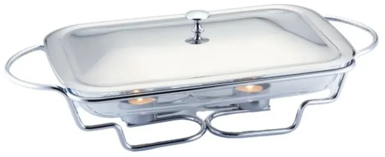 Vas servire la cald Bohmann BH 2008-30CG, 3 L, Sticla termorezistenta, Capac, Suport, Inox