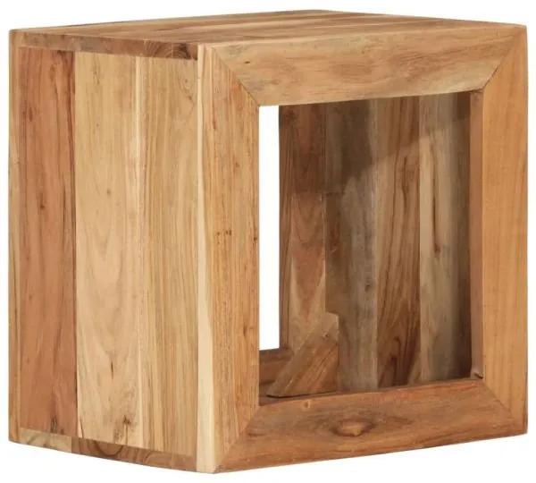 Taburet, 40x30x40 cm, lemn masiv de acacia