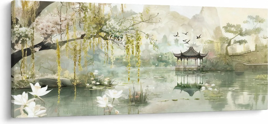 Tablou - Lac Chinezesc (120x50 cm)
