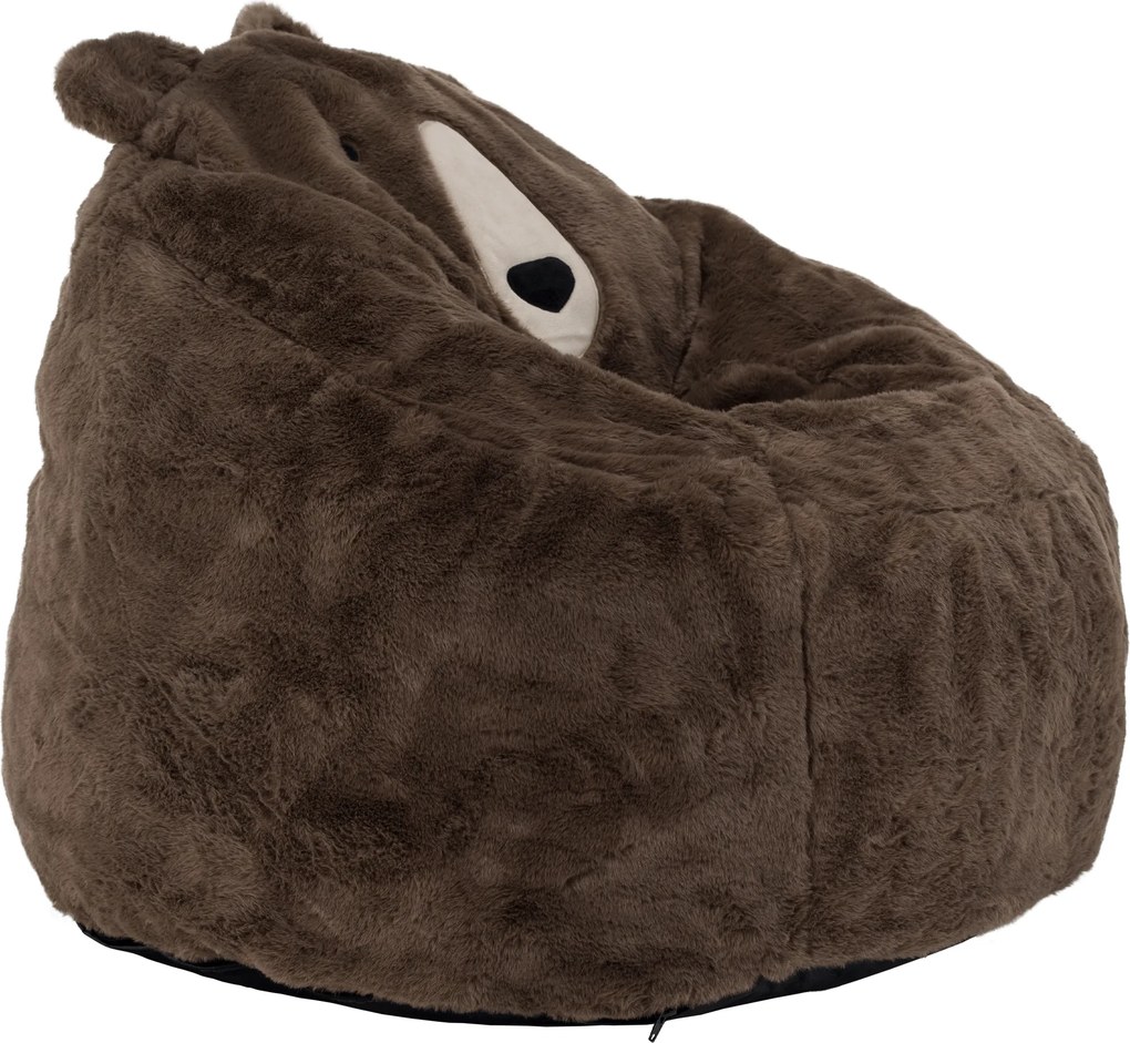 Fotoliu tip sac urs, maro, MEDAK