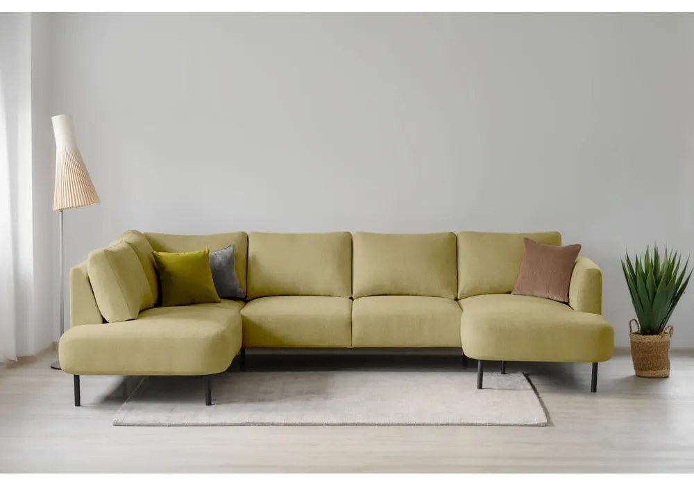 Colțar galben muștar (cu colț pe partea stângă /în formă de "U") Hero – Scandic