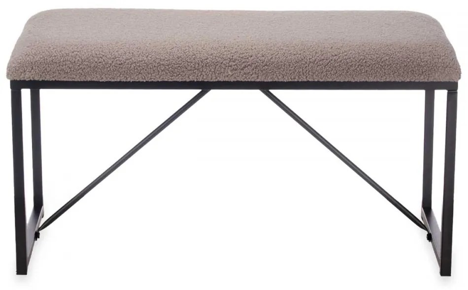 Banc plus maro deschis cu constructie neagra SHEEPISH