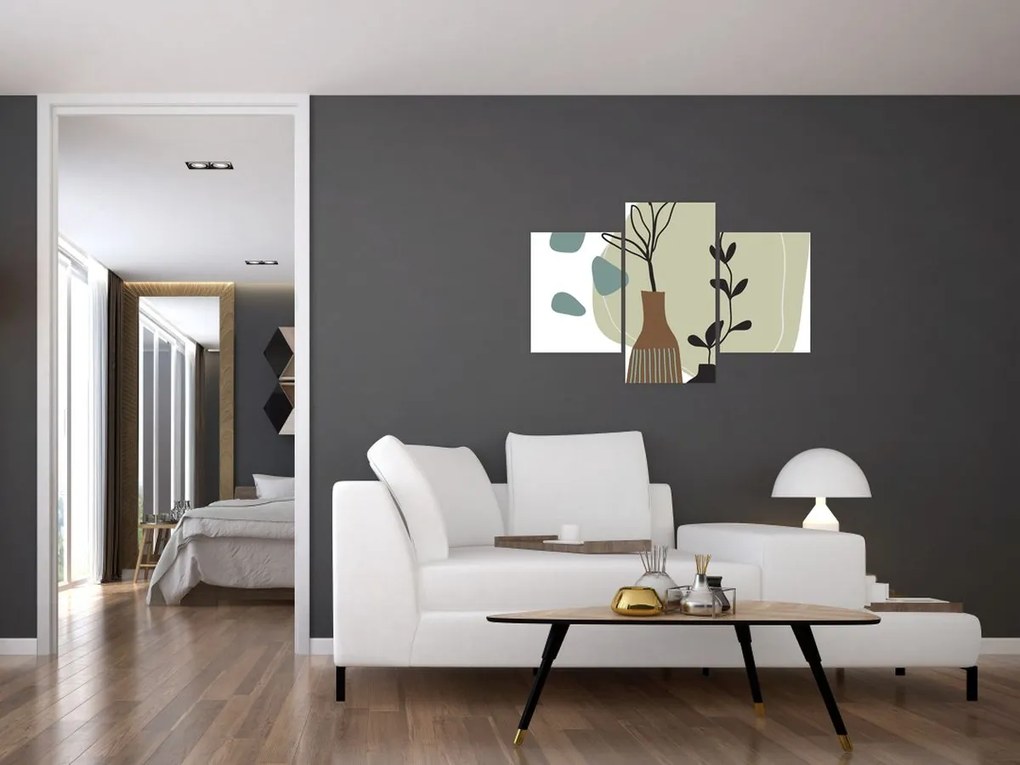 Tablou - Flori într-o vază N⁰2 (90x60 cm)