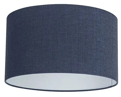 Abajur din material textil albastru închis 35/35/20