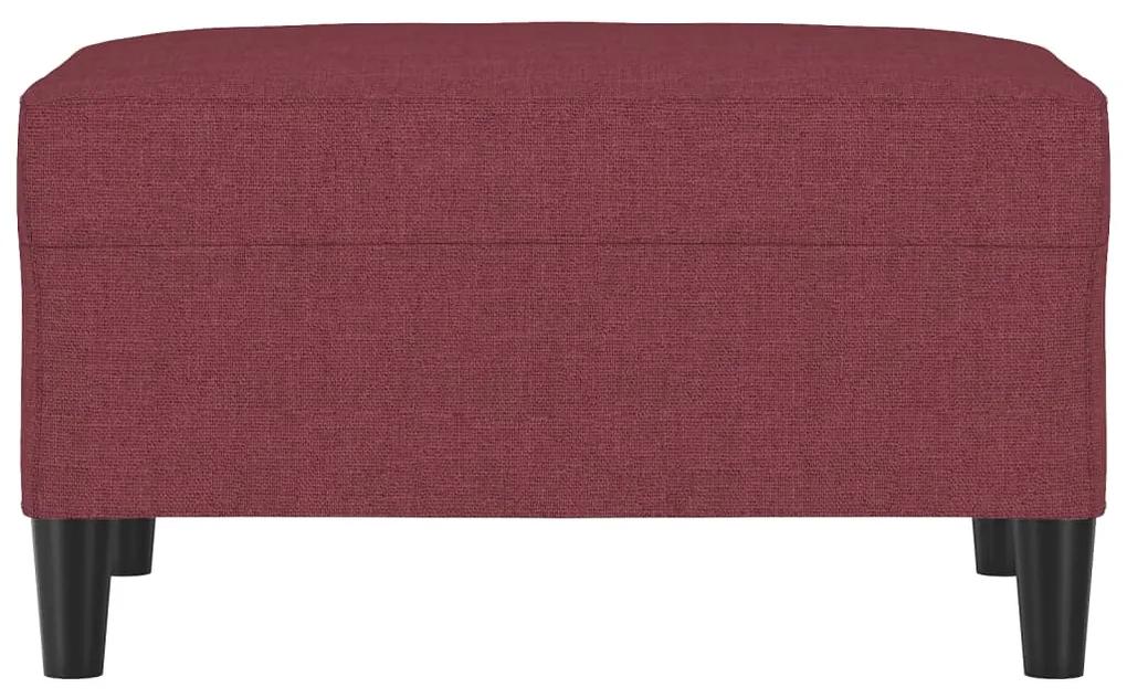 Taburet, rosu vin, 70x55x41 cm, material textil Bordo, 70 x 55 x 41 cm