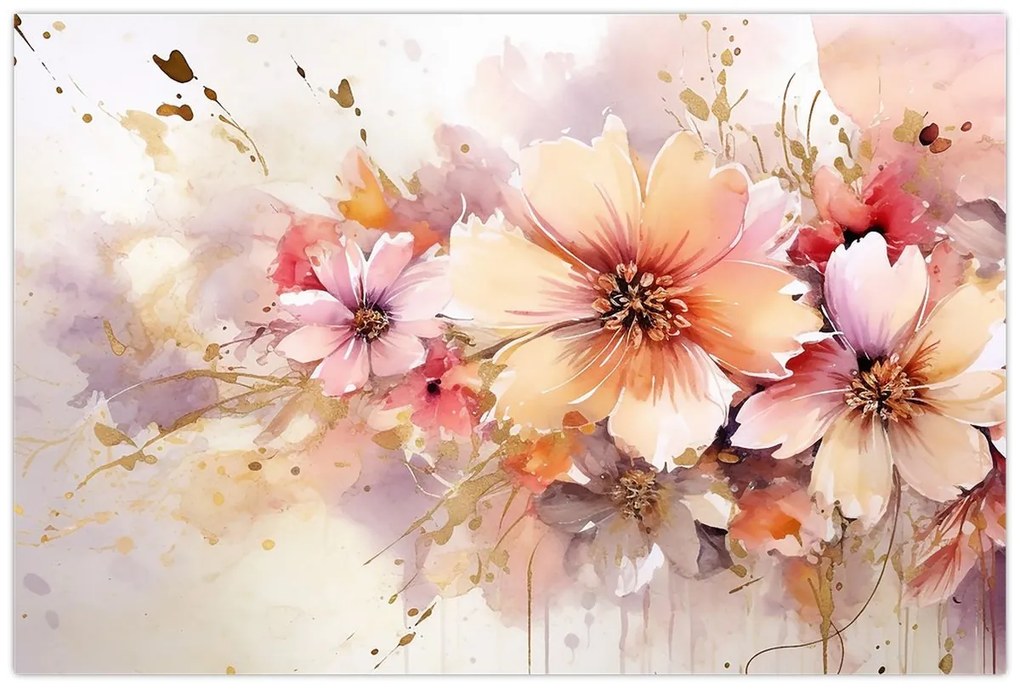 Tablou - Flori (90x60 cm)