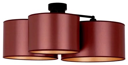 Lustră aplicată Duolla ROLLER TRIO SHINY 3xE27/15W/230V cupru/auriu