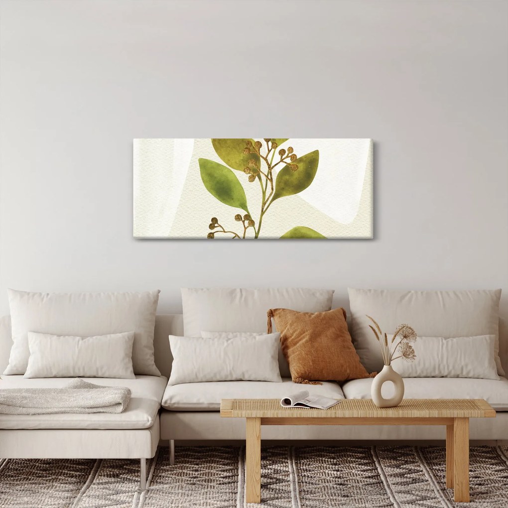 Tablou - Acuarelă ramură N⁰1 (120x50 cm)