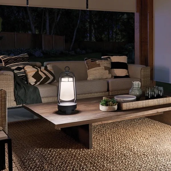 Lampă LED de exterior cu difuzor Elstead KL-LYNDON-BT-B-BK LED/3W/230V IP44