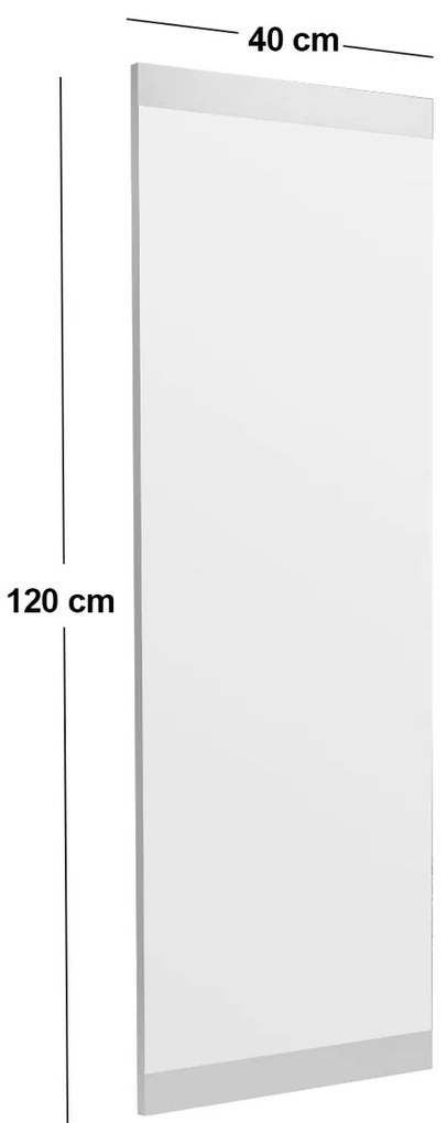 Oglinda Azus White 40 x 120 cm