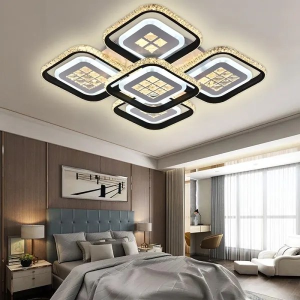 Lustră LED dimabilă aplicată LED/180W/230V 3000-6500K + telecomandă