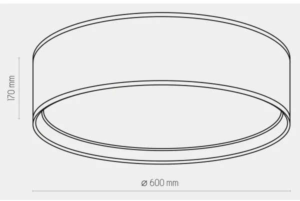 Plafonieră BILBAO 4xE27/15W/230V d. 60 cm neagră/aurie