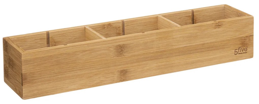 Organizator din bambus, 8 x 38 cm