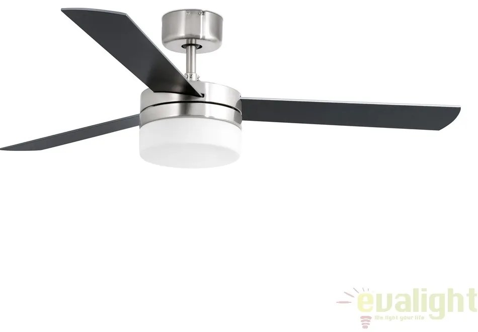 Lustra cu ventilator si telecomanda PANAY nichel 33608