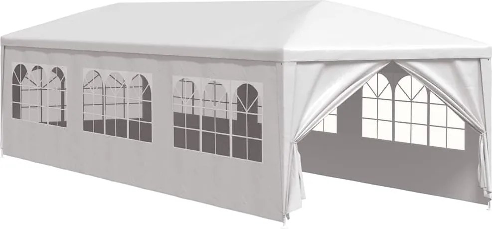 vidaXL Cort de petrecere, alb, 3 x 9 m