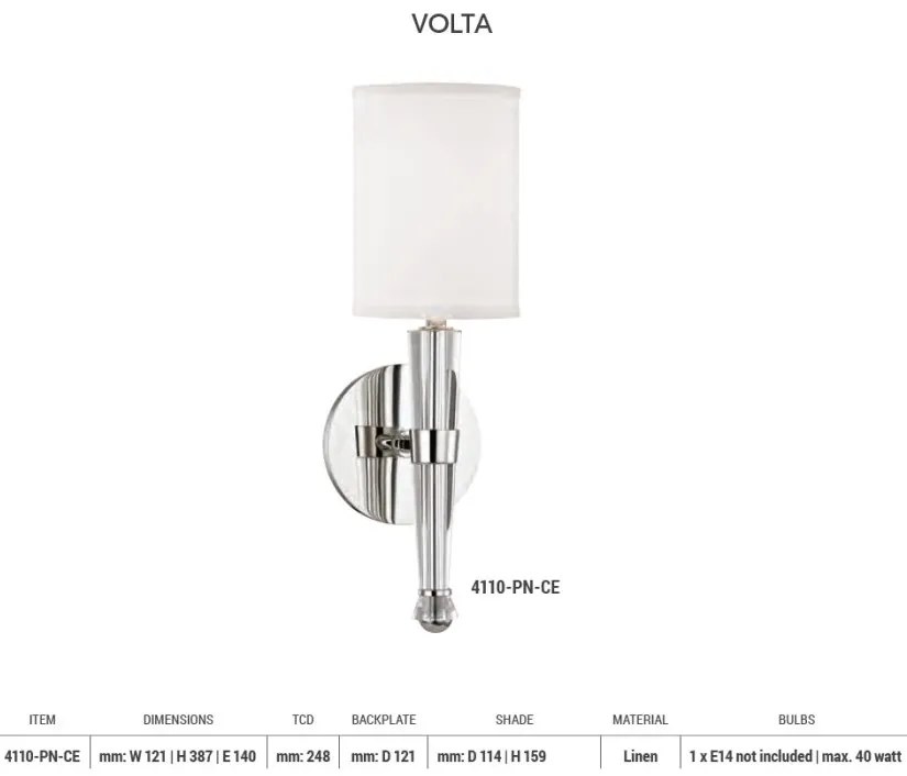 Aplica de perete design clasic VOLTA