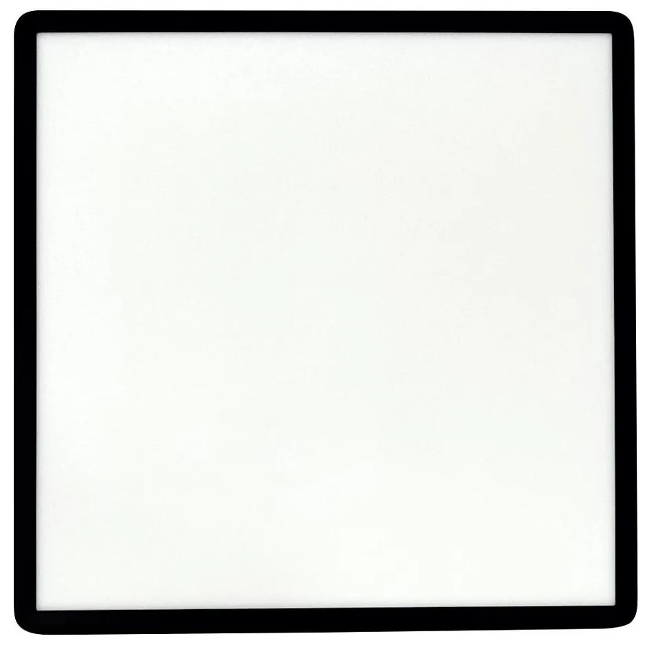 Plafonieră LED/40W/230V 3000/4000/6500K 50x50 cm neagră