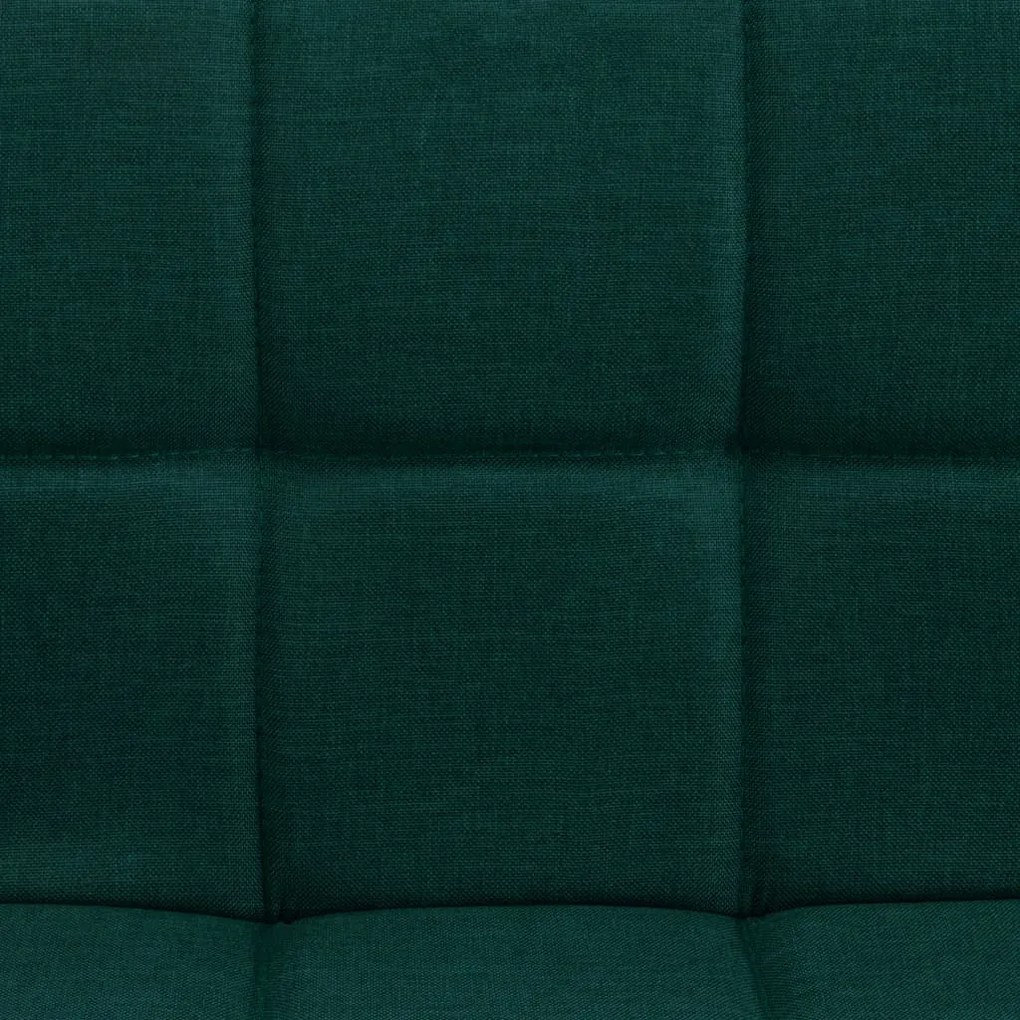 320081 vidaXL Scaun de bar, verde, material textil