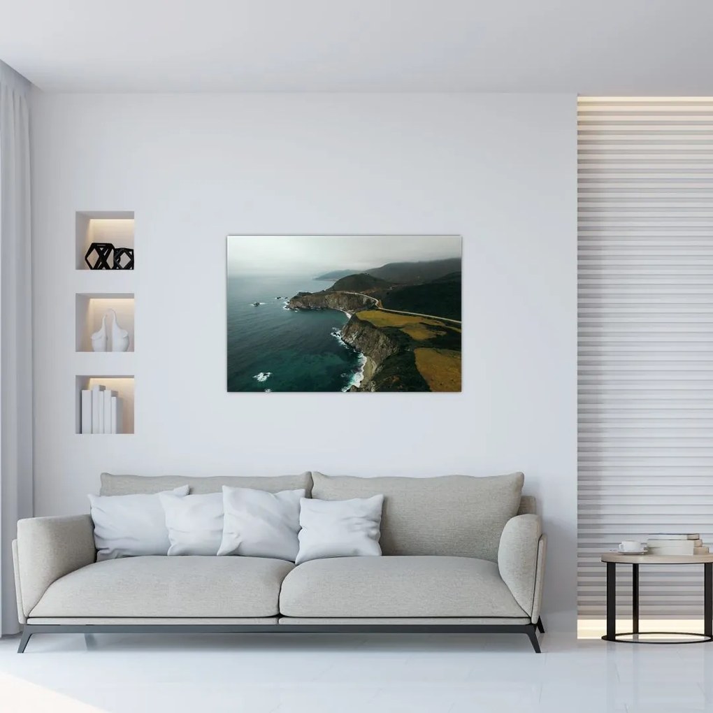 Tablou - Stânci în ocean (90x60 cm)