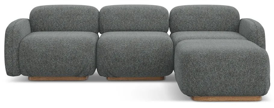 Colțar modular gri (cu colț variabil) Ailani – Makamii