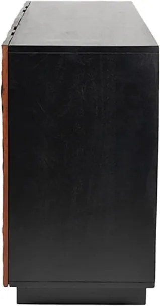 Comoda cu model 3D, Lemn Salcam, Maro, FLUID 175cm